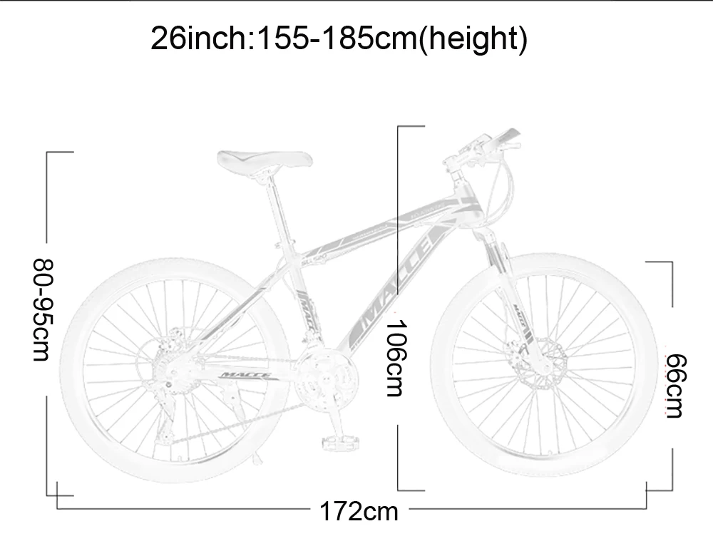 Mountain Bike 24/26 Inch Cycling For Adult Men And Women, mtb 27 Speed