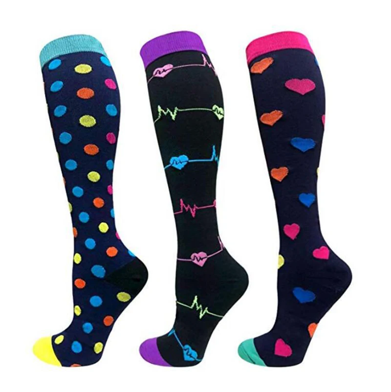 Q Compression Socks Fit For Medical Edema Diabetes Varicose Veins Socks