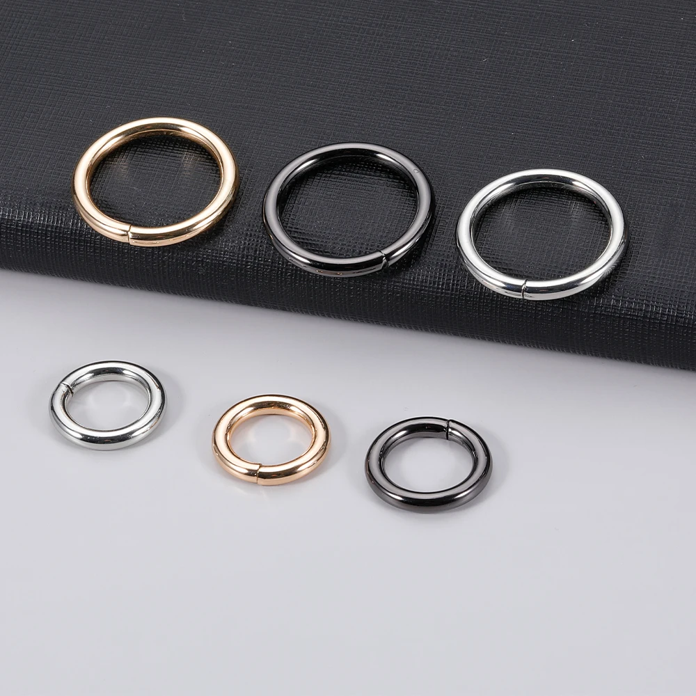 50pcs/lot Wholesale Closed Circle Jump Rings Necklace Bracelet Earring Pendant Connectors DIY Making Jewelry Crafts Accessories