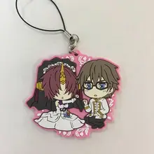 

Game Fate/Grand Order Anime Rubber Keychain Key Ring Race Straps Cosplay
