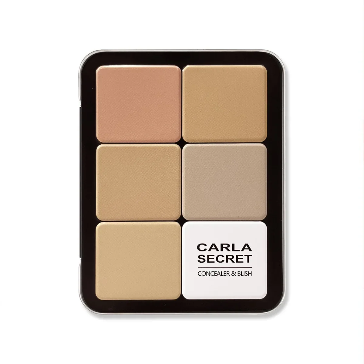 12-color iron box concealer blush cream matte highlight contour makeup all-in-one palette 6