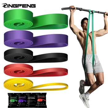 20 ~ 230 libbre Fascia di resistenza per carichi pesanti Agilità Allenamento Allenamento Attrezzatura da palestra Yoga Pilates Accessori Elastico Palestra di casa