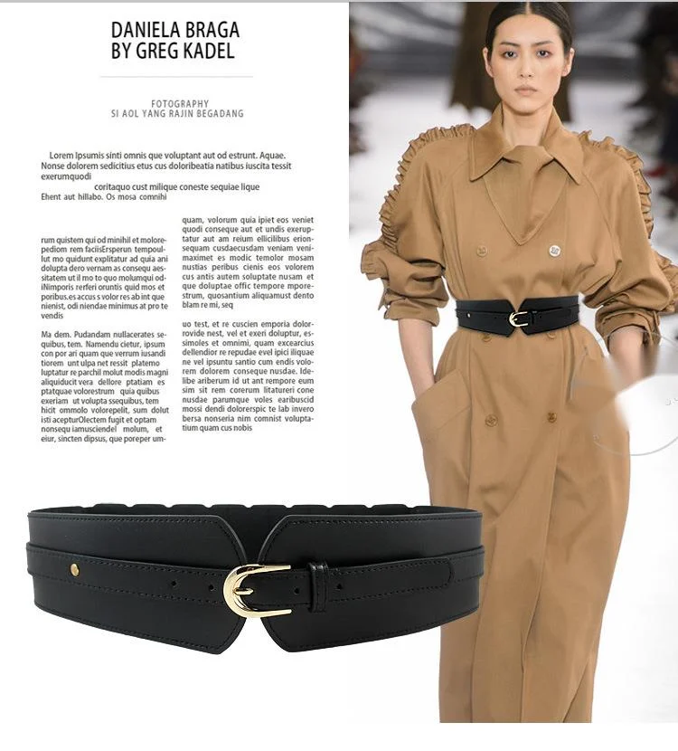 Damen Gürtel Elastisch Breit Für Kleider Und Mäntel_voghion.com