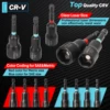 SHALL 29Pcs Magnetic Nut Driver Set Impact Drill Driver Bit 1/4" Hex Shank Metric SAE Nut Driver Impact Socket Adapters 4