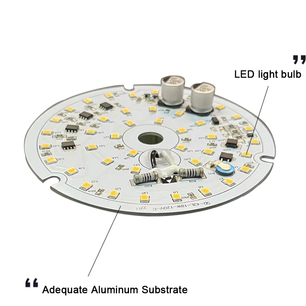 3.94 Inch Dimmable Ceiling Fan LED Light Replacement LED Retrofit Kit 3000K/4000K/6500K Ceiling Flush Light Replacement Panel