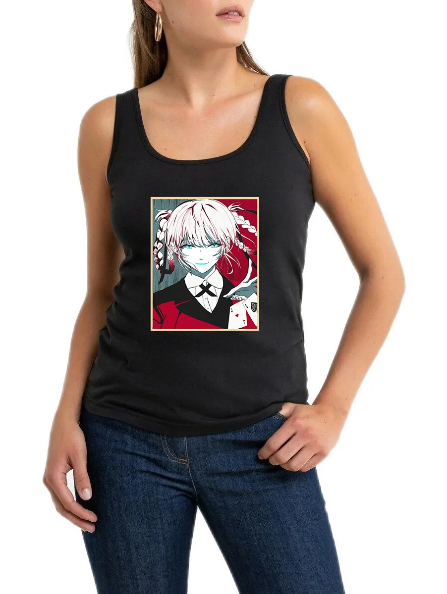 Tokyo Ghoul Sleeveless Tee Cartoon Anime Manga Design Breathable Slim Fit Tank Tops Gym Vest