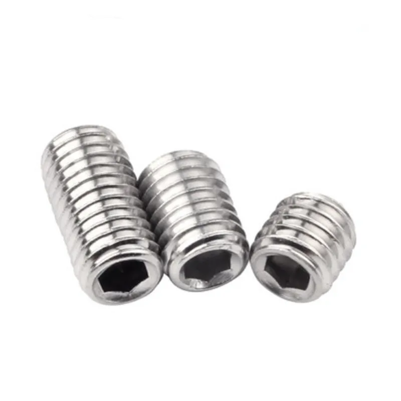 1000pc/set DIN916 m3x3/4/5/6/8/10/12/16/20Stainless Steel