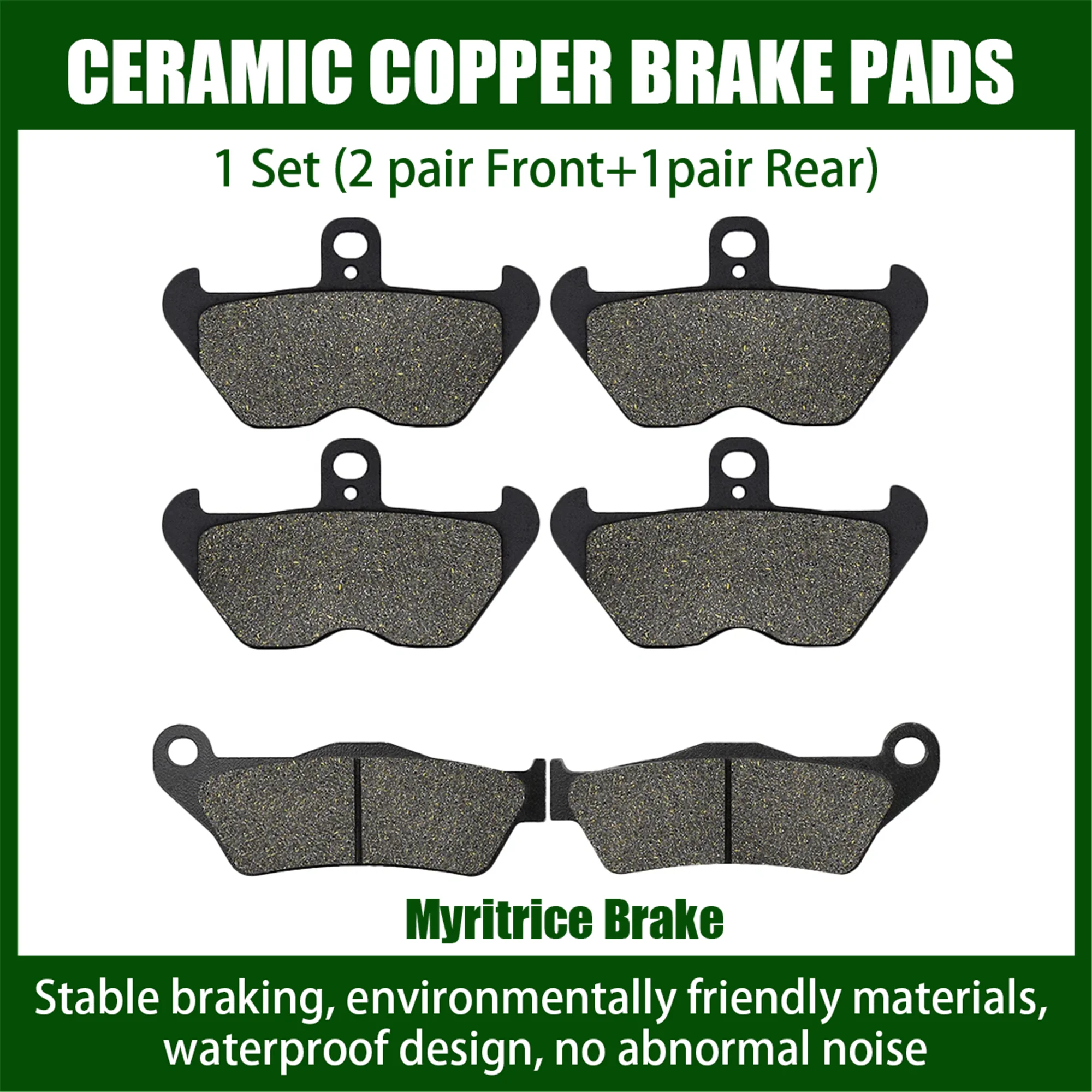 Myritrice Adatto Per Bmw R1150Gs R1200C Pastiglia Freno Anteriore Posteriore R 850 C / R / Gs / Rt 96-01 R 1100 R / S / Rt 94-01 R 1150 Gs R 1200 C