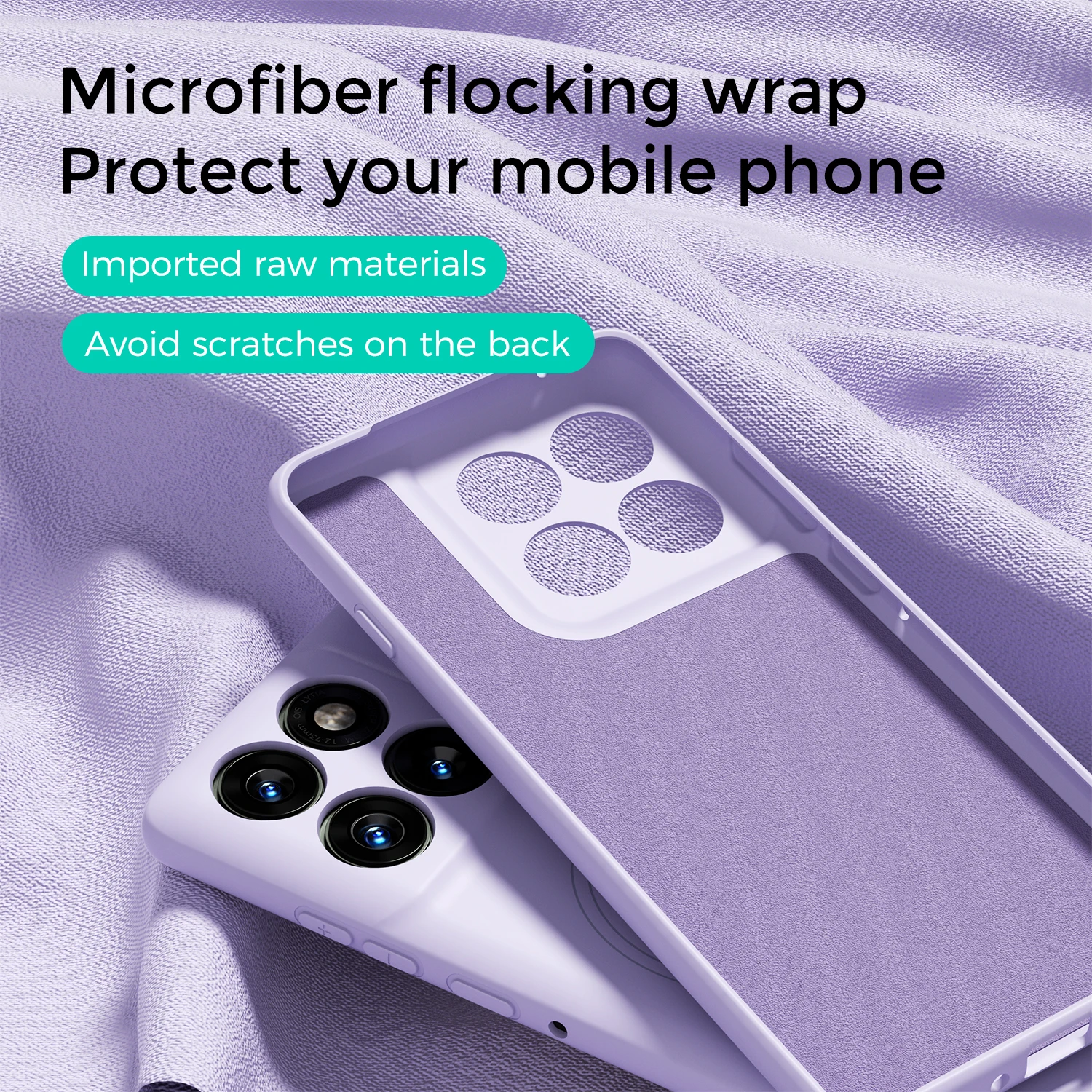 Color Liquid Silicone Magnetic Soft Phone Case with Magsafe Compatibility
