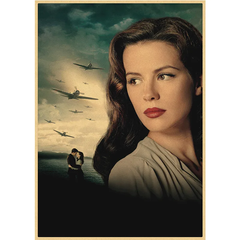 Pearl Harbor Classic Movie Kraft Paper Poster Bar Cafe Living Room Dining room