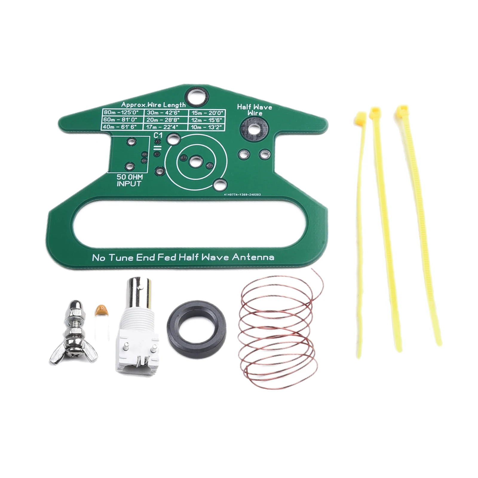 

High Performance 491 Balun Unun Antenna for Shortwave Portable and Compact Design Wide Frequency Range Green