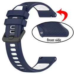 Enhanced Silicone Strap 20mm - Versatile Fitness Smartwatch Bracelet Accessory - 20mm (10)