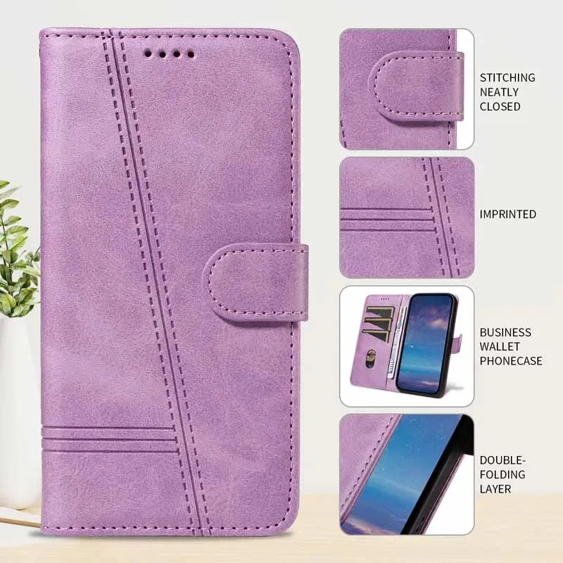 Leather Wallet Flip Card Case Cover