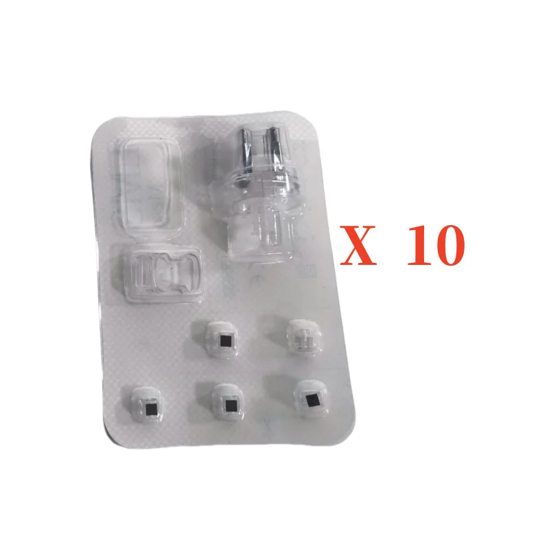10Pcs EMS Monocrystalline Silicon Chip Replacement Head For Mesotherapy Gun_voghion.com