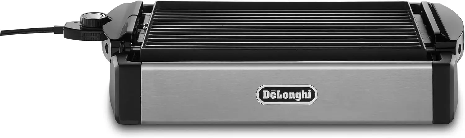 

BGR50 De'Longhi Reversible Grill/Griddle, Black Charcoal grill cover Funda barbacoa exterior Funda para parrilla Grill cover wat