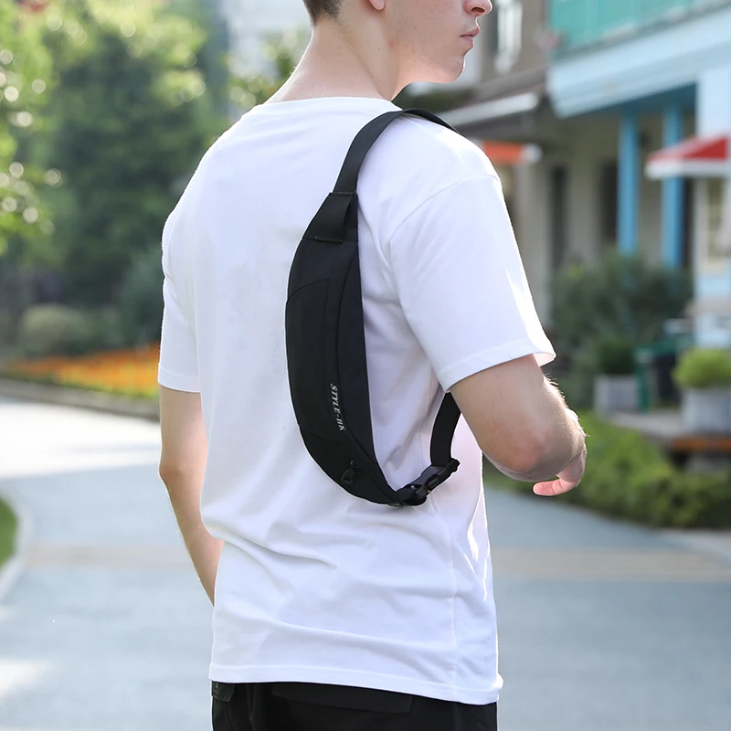 รูปสินค้า กระเป๋าคาดเอวแฟชั่นกันน้ำสำหรับผู้ชาย