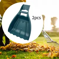 2x Hand Rakes Yard Leaf Scoops and Claws Yard Scoops Leaf Grabbers for Hands for Spreading Mulch Farming Shrub Lawn Clippings 1