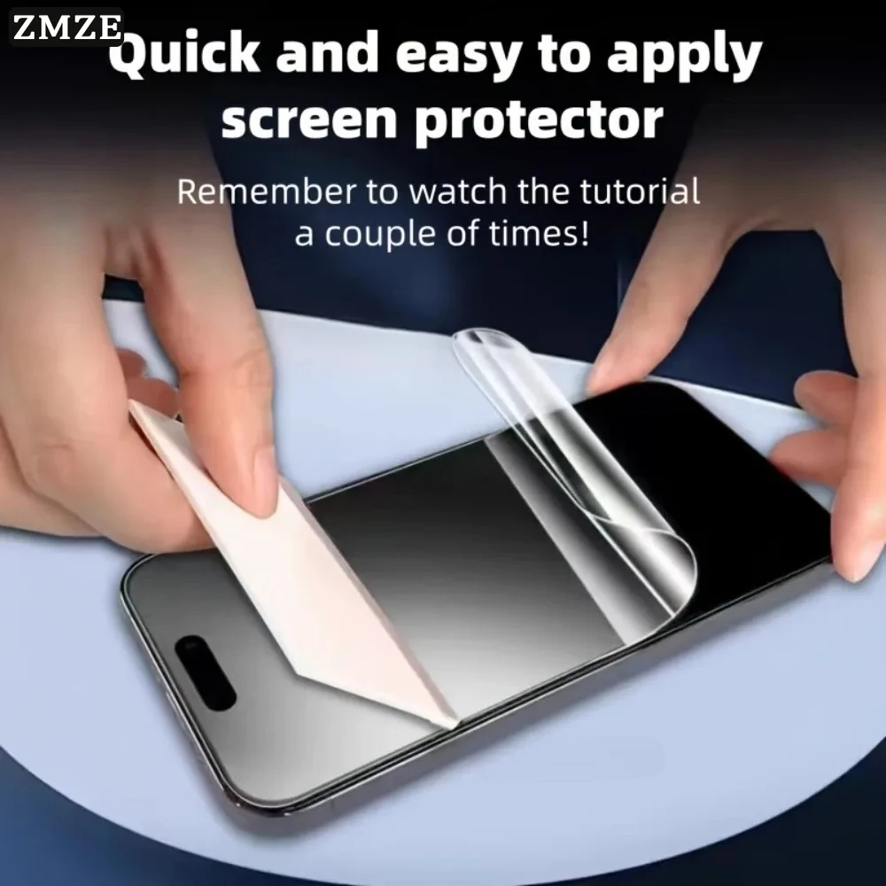 Ultra Thin Matte Hydrogel Film Screen Protector - 5 Pack, Anti-Fingerprint