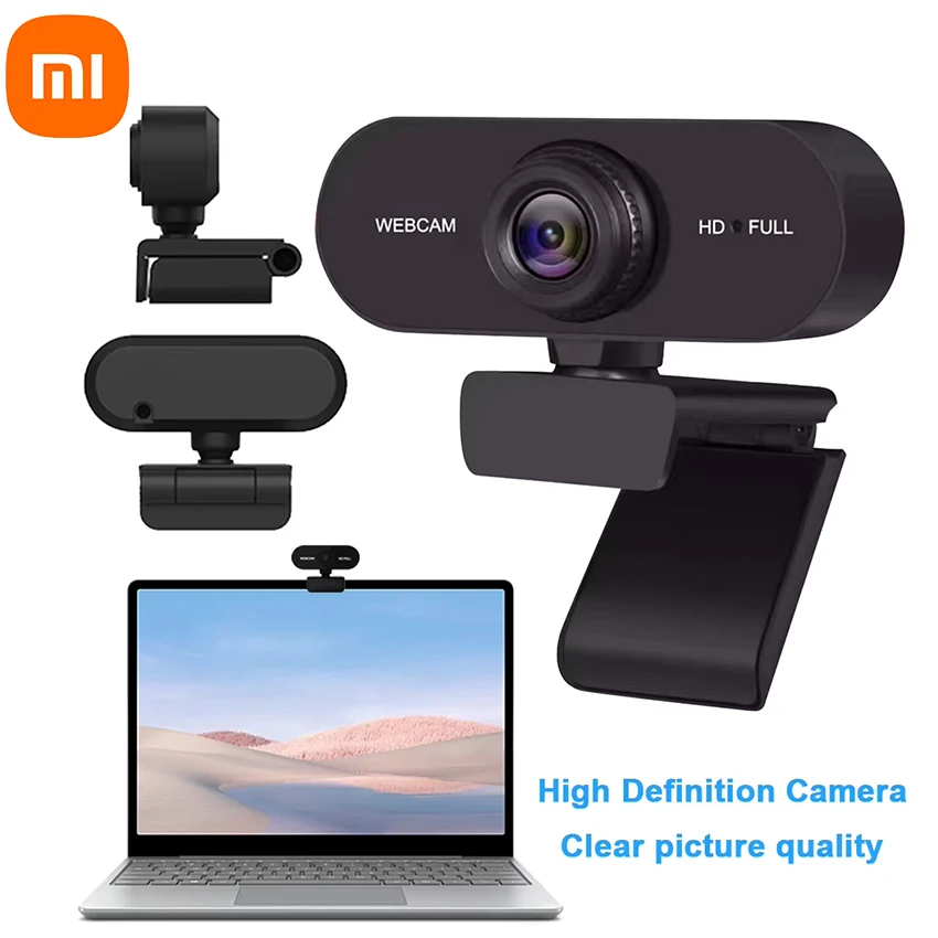 PC Webcam Xiaomi 1080P HD Computer USB Camera With Microphone Tripod Built In USB Network For Home Work