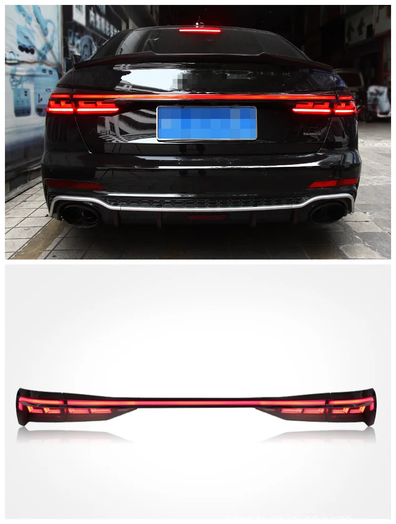 

Suitable for Audi 19-21 A6L taillight assembly modification. LED penetrating taillight dynamic flow steering taillight.