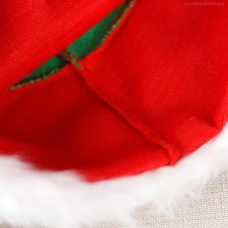 Unisex Stripe Santa Hats Soft Comfortable Christmas Hats Festives Holiday for Parties and Holiday Gatherings