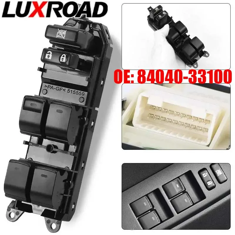 

84040-33100 переключатель стеклоподъемника левый и правый для Toyota Camry Crown LAND CRUISER PRIUS Vellfire 2008-2015