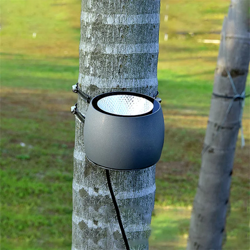 LED Floodlight Wine Glasses Lamp Rainproof COB Tree Light Garden Landscape Holding Column Light Free Adjustable Gazebo Patio