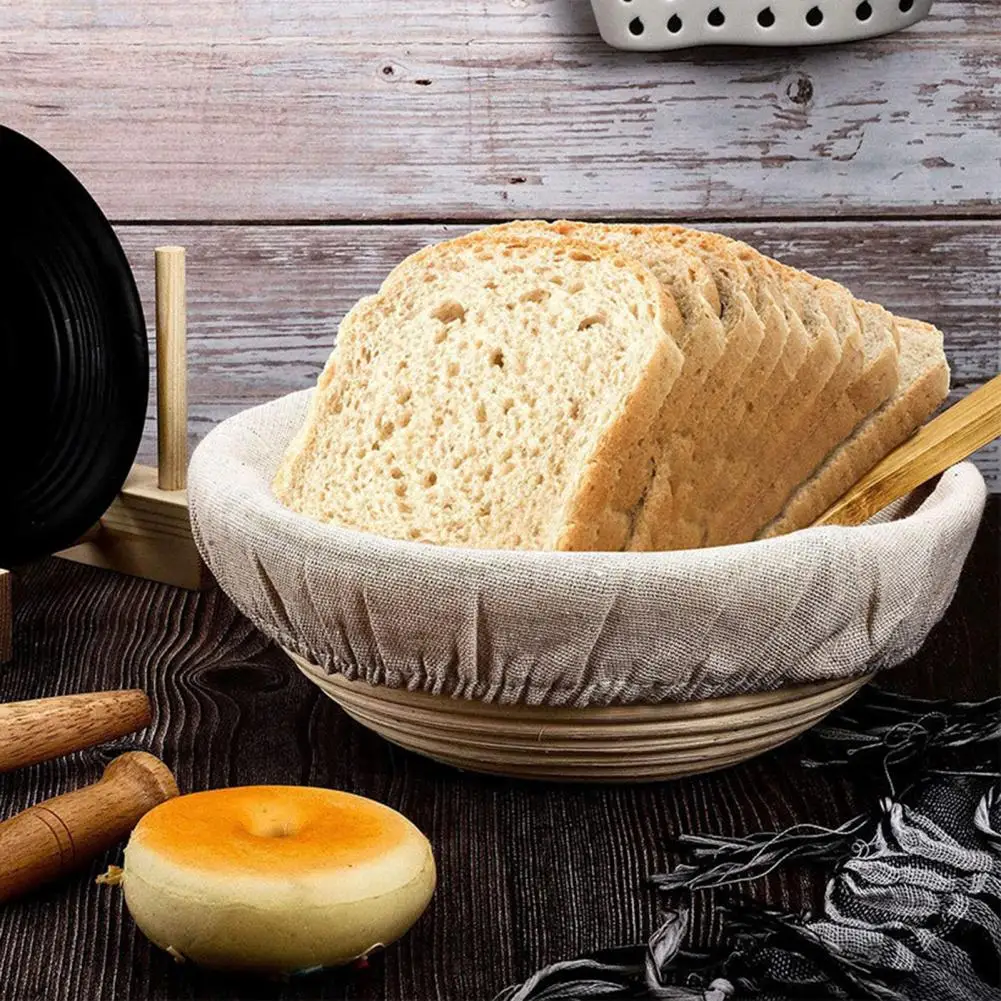 Fermentation Basket Bread Proofing Basket Cover Practical Multipurpose Cotton Flax Bread Making Basket Cover Good Texture fermentation basket