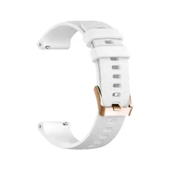 Elegant 18 - 20mm PU Leather Watch Strap - Premium Smartwatch Wristband - 20mm Universal (Silicone 04)
