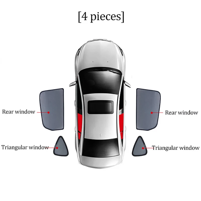 Für Volkswagen VW Golf 8 Mk8 2020-2023 Magnetische Auto-sonnenschutz Visier  Frontscheibe Vorhang Hinten Seite Baby Fenster sonne Schatten - AliExpress