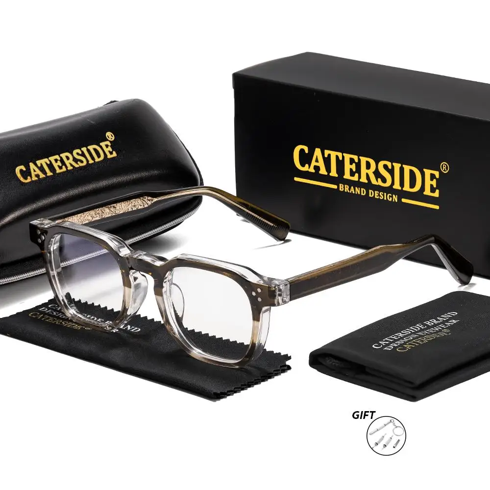 CATERSIDE Minimalistische optische Herrenbrille, individuelle Korrektionsbrille, Damen-Tagesdekoration, elegante Luxusbrille – Detail 6