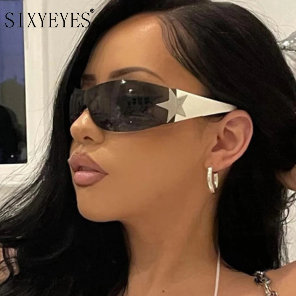 Rimless Rhinestones Sunglasses  Y2k Rimless Stones Sunglasses - Y2k  Sunglasses Women - Aliexpress