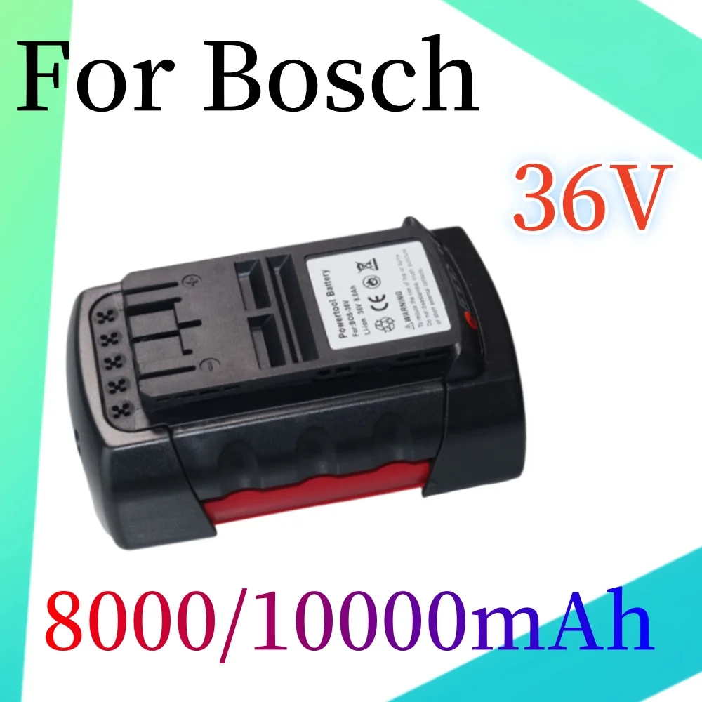 

36V 8000/10000mAh Li-ion Battery For Bosch BAT810 BAT836 BAT840 GBH36V-LI Power Tools Replace