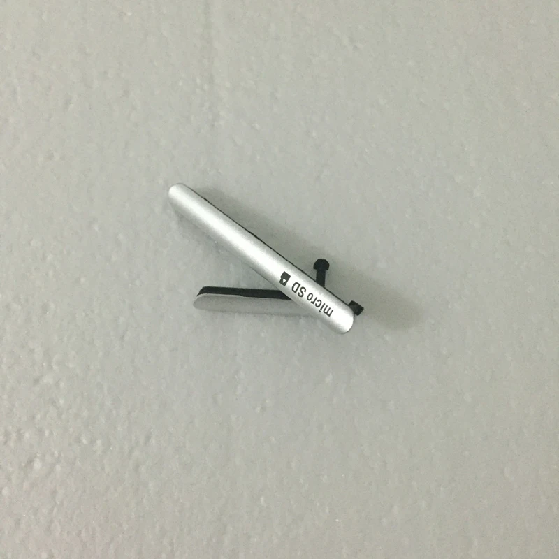 

10 pcs/lot Micro SD Port Dust Plug Cover + SIM Card Port Slot Cover For Sony Xperia Z3 Cap Dust Cover