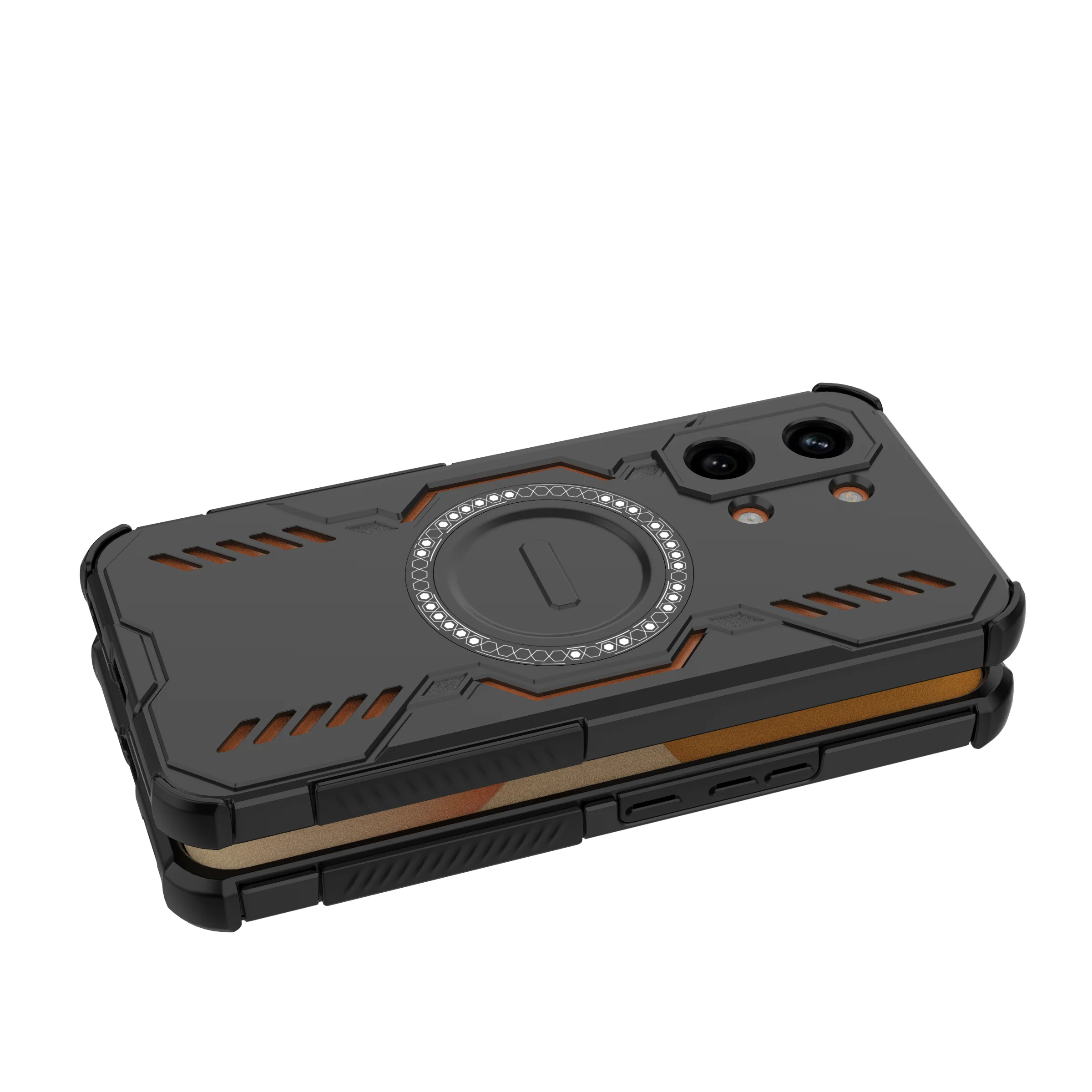 Enhanced Shockproof Heat Dissipation Magnetic Case - Matte PC TPU Cover