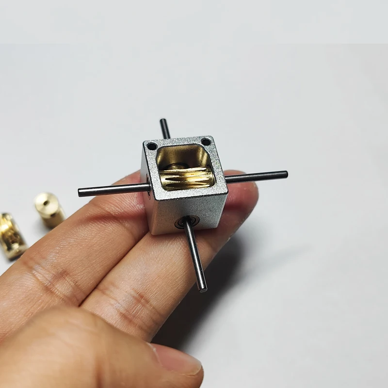 【2MM】Shaft Mini Worm Gear Box 0.4M Turbine Worm Gear Micro 90&deg; Transmission Box 15-Times Reduction Mechanism Gearbox DIY
