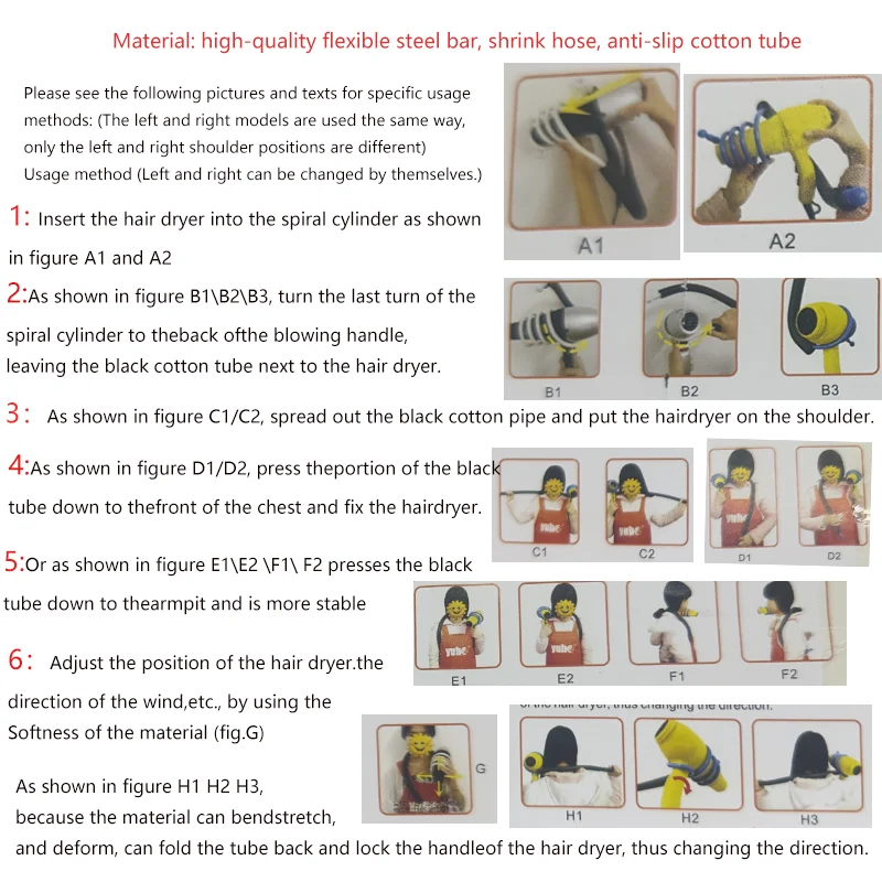 Pet Grooming Hanging Neck Dog Hair Dryer Bracket Beautician Dedicated Anti Crooked Accessories Effort And Ease Stents