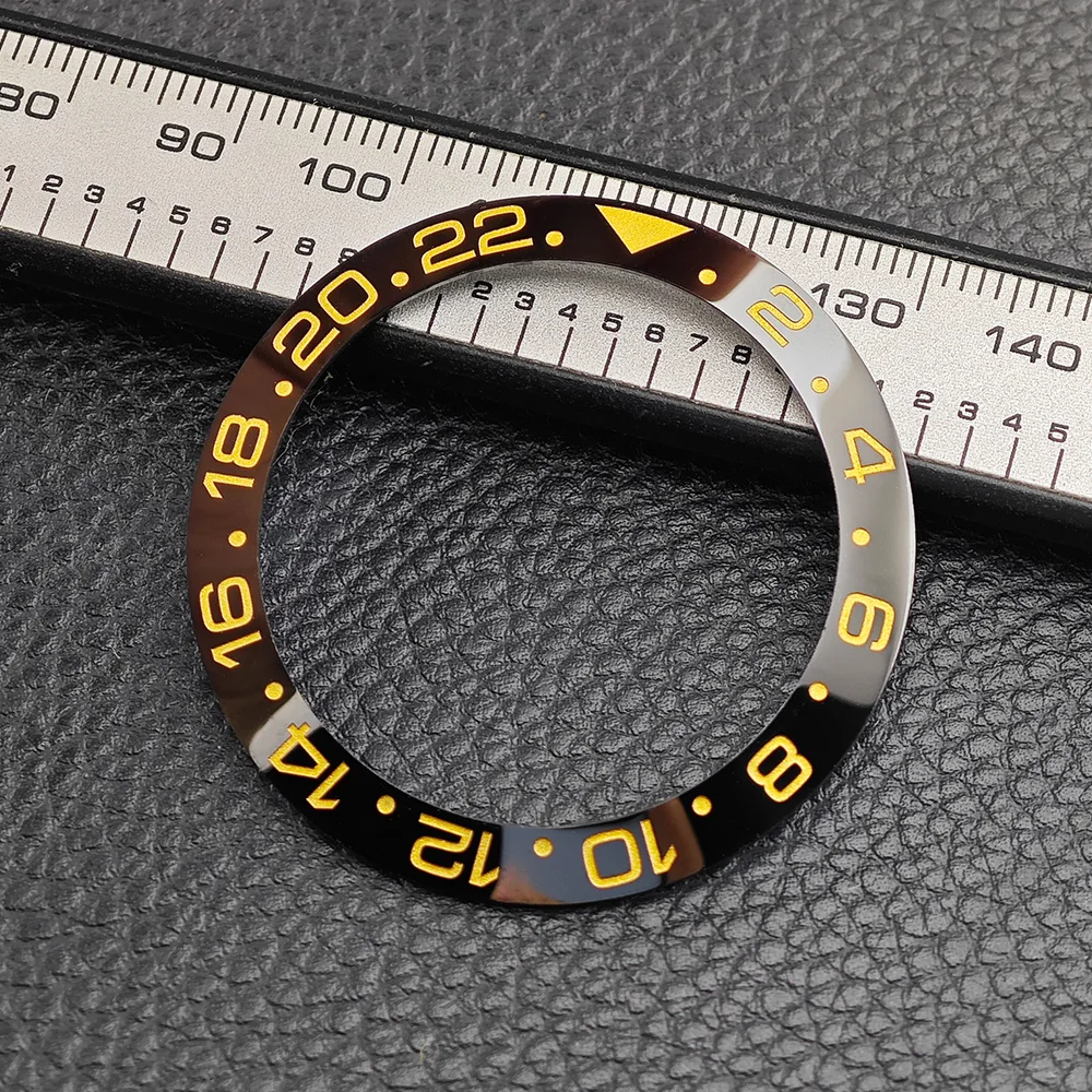 Premium 40mm Sloped Ceramic Bezel GMT Insert for Men's Watch Accessories