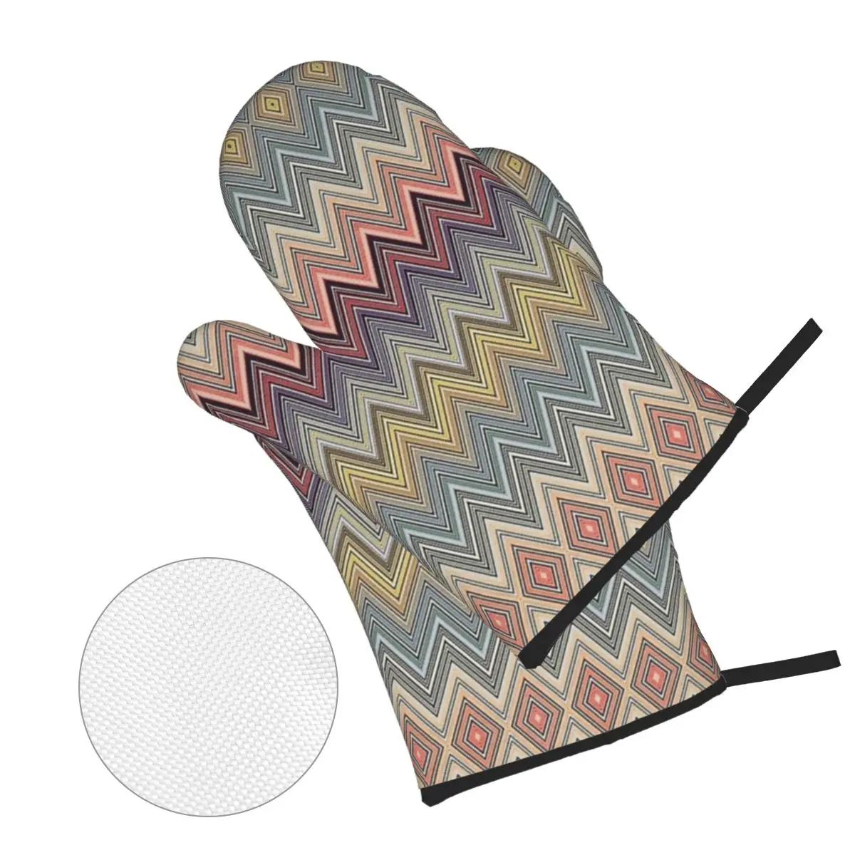 Oven Mitts Pot Holders Sets of 4 Non Slip Heat Resistant Camouflage Kitchen BBQ Gloves