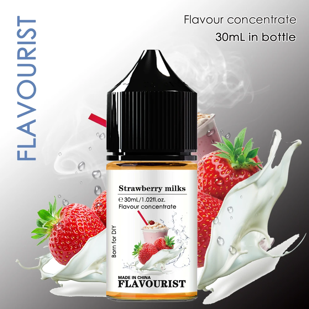 FLAVOURIST Strawberry milkshakes aroma flavoring concentrate water solubility Strawberry shake flavored strawberry flavoring