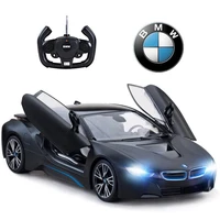 BMW i8 RC Car 1:14 Scale Remote Control Toy Radio Controlled Car Model Auto Open Doors Machine Gift for Kids Adults Rastar 1