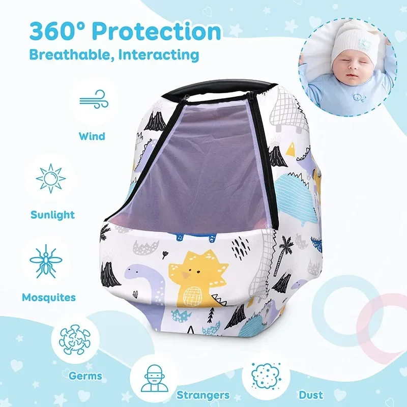 Baby carrier cover Baby carrier warming Pushchair cover Child seat Nursing towel Stroller