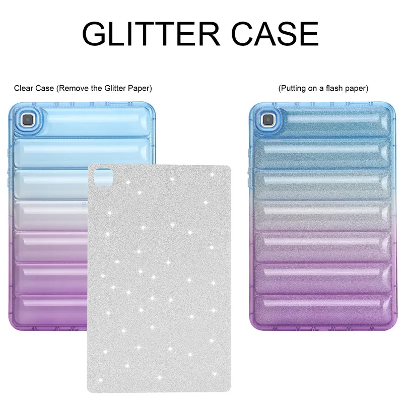 Custodia 3D Wave Gitter Per Samsung Galaxy Tab S9 + Fe Tab A9 + X210 X215 X216 A9 X110 S6Lite P610 S7 S8 T870 A8 X200 T220 T500 Cover