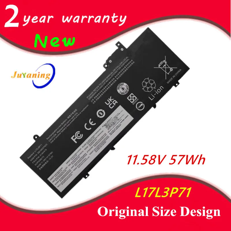 Bateria do Portátil para Lenovo Thinkpad Série T480s L17m3p71 01av478 L17l3p71 01av479 L17m3p72 01av480 Sb10k97620 Sb10k97621
