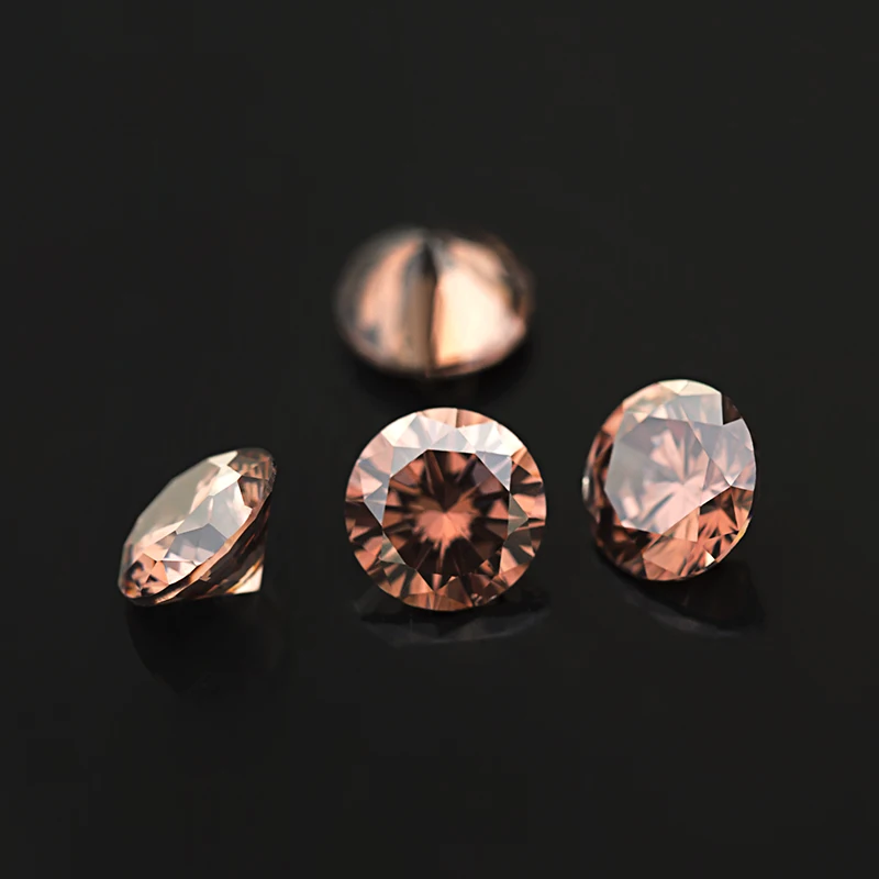 Taglia 1-10Mm Seablue Green Tanzanite Blue Coffee Rhodolite Color Cubic Zirconia Aaaaa Round Cut Loose Cz Stones Gemme Sintetiche