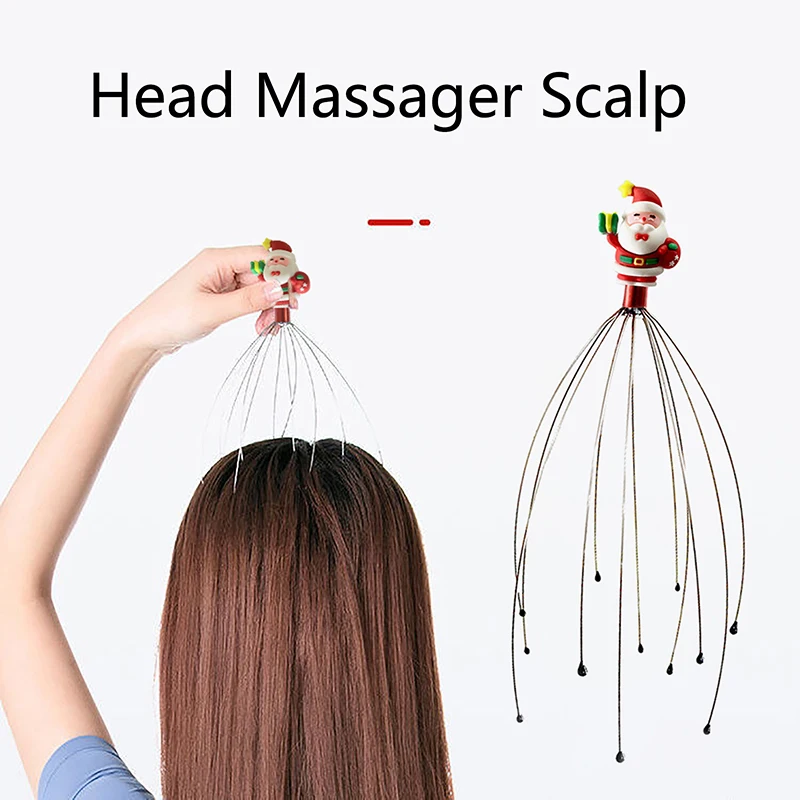 

Head Relax Massager Healing Neck Claw Massage Anti-stress Pain Relief Octopus Scalp Relax Spa Headache Stimulate Blood Circulate