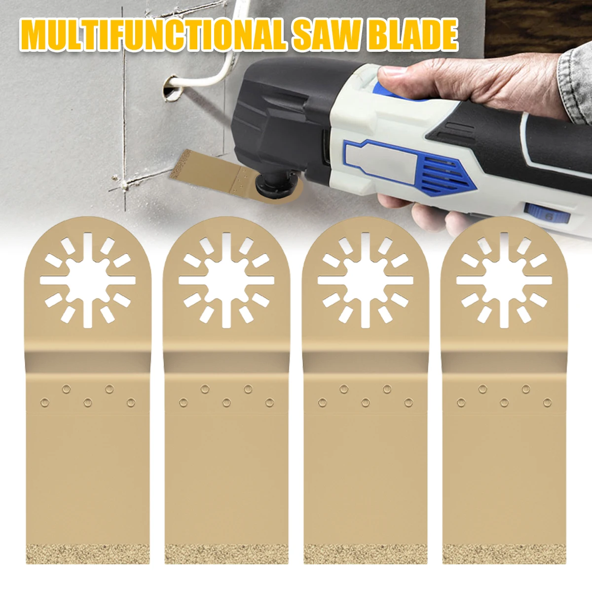 

Multi-Function 33x78mm HCS Saw Blade Tools Oscillating Tools for Metal Wood Cutting Woodworking for Dremel Renovator Power Tools