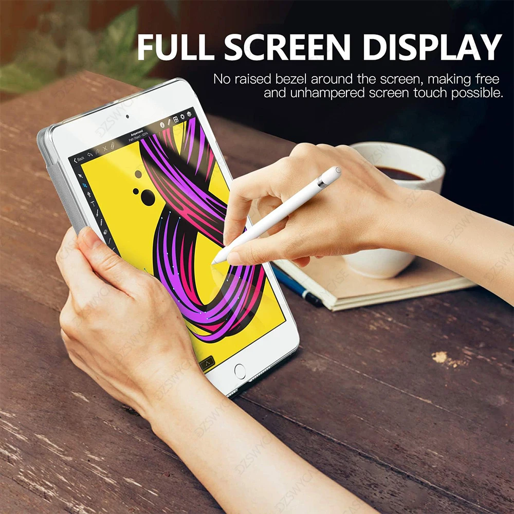 Ultra-Thin and Lightweight Half-Transparent Smart Cover with Auto Wake/Sleep