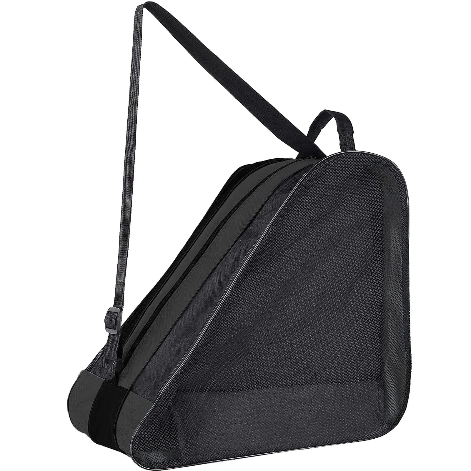 Roller Skating Bag Ice Inline And Roller Skate Bags With Three Layer Capacity Pockets Breathable Skating Shoes Storage Bag With