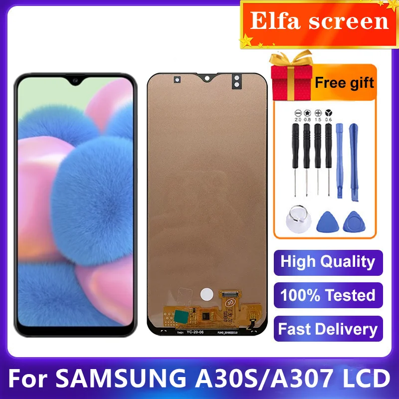 

100% Test Samsung Galaxy A30s LCD Display Touch Screen Digitizer Assembly Samsung Galaxy A30s A307 A307F A307G A307YN Lcd screen